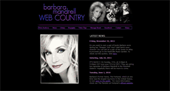 Desktop Screenshot of barbaramandrell.net