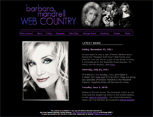 Tablet Screenshot of barbaramandrell.net